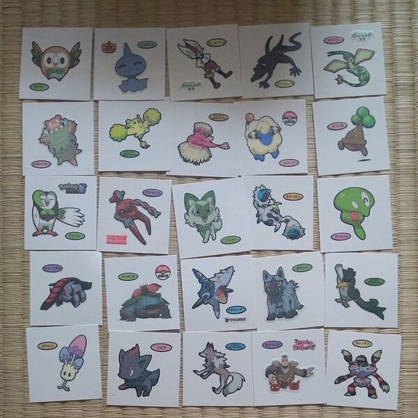 25枚まとめ売り ポケモンパンデコキャラシールZ