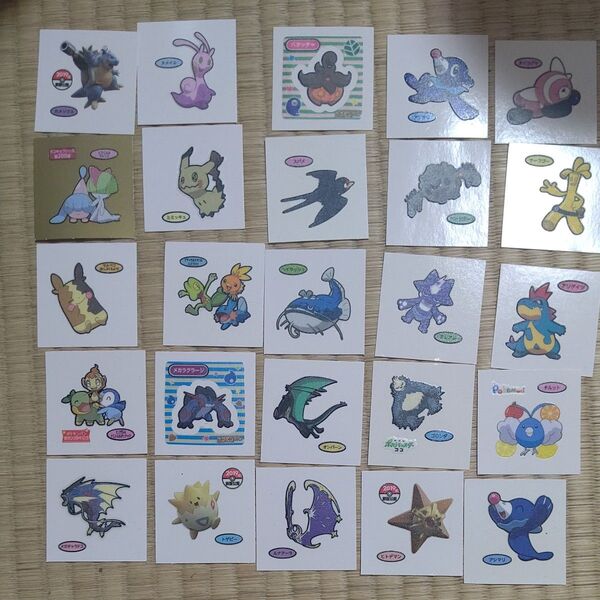 25枚まとめ売り ポケモンパンデコキャラシールH