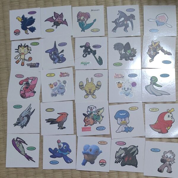 25枚まとめ売り ポケモンパンデコキャラシールP