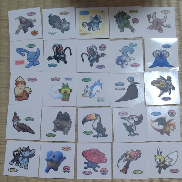 25枚まとめ売り ポケモンパンデコキャラシールD