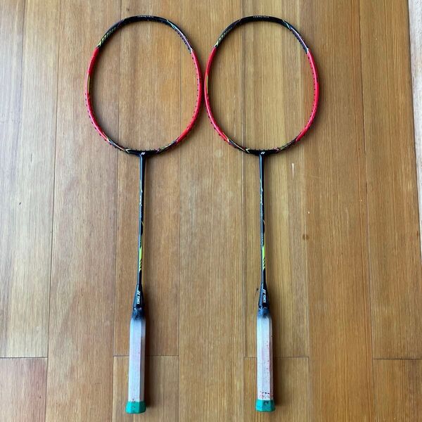YONEX バドミントンラケット VOLTRIC LD FORCE 2本セット 4UG5 リンダンモデル