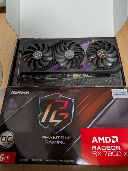 ASRock Radeon RX7800XT 16GB Phantom Gaming
