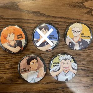ハイキュー!! 缶バッジコレクション 4点セット