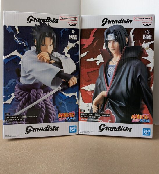 ナルト フィギュア セット うちはサスケ うちはイタチ Grandista