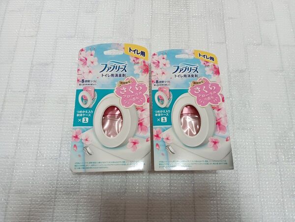 P&G ファブリーズ トイレ用 消臭剤 置き型 さくらフローラル 6.3ml 2個