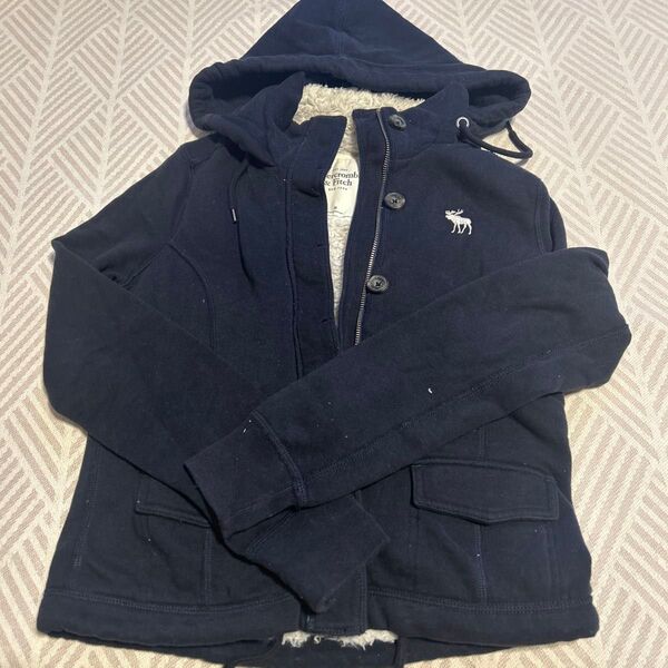 Abercrombie & Fitch ボアジャケット M ネイビー