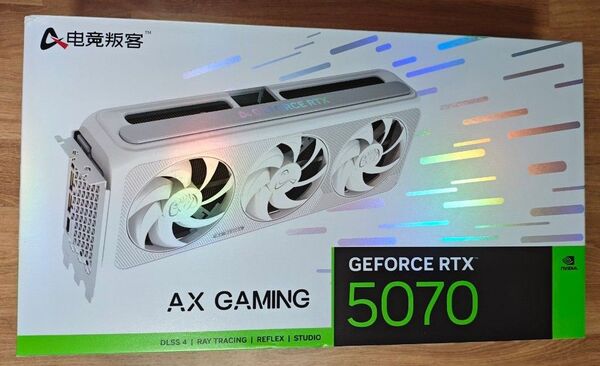 AX Gaming Geforce RTX5070 X3W 新品未開封