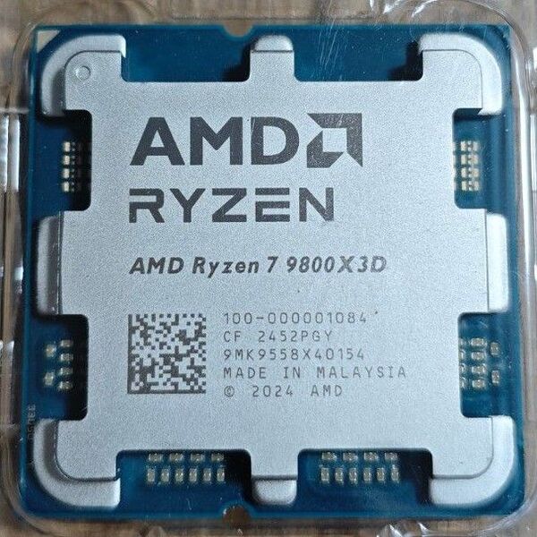 AMD Ryzen 7 9800X3D SocketAM5 未使用