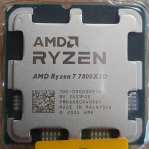 AMD Ryzen 7 7800X3D Socket AM5 未使用品