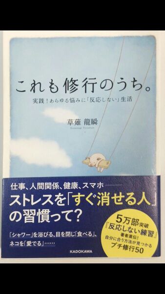 これも修行のうち。実践!あらゆる悩みに『反応しない』生活 草薙龍瞬