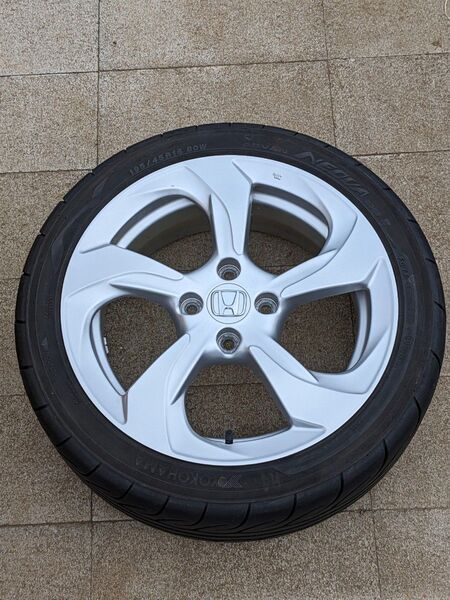 YOKOHAMA ヨコハマ ADVAN アドバン NEOVA ネオバ 195/45R16 ホイール付 S660 リア 運 2019