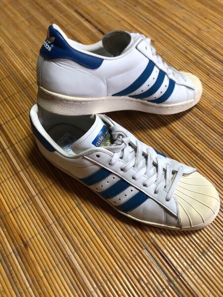 adidas スーパースターSuperstar ホワイト/ブルー 26cm