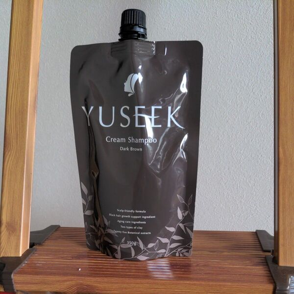 YUSEEK クリームシャンプー ダークブラウン 350g