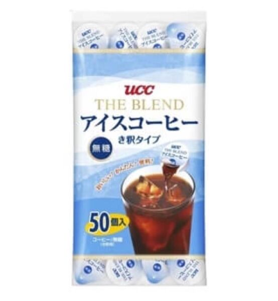 UCC上島珈琲ブレンドアイスコーヒー無糖き釈タイプ18g 50個