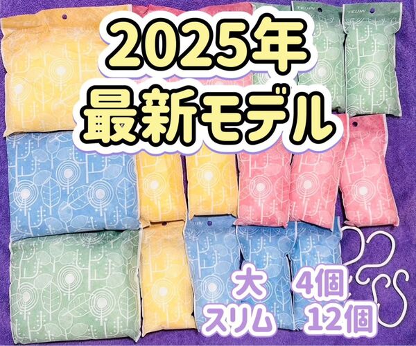 帝人アクシア 除湿&消臭 テイジンの乾っとソフトパックドライ《スリム12 大4個 フック4個》