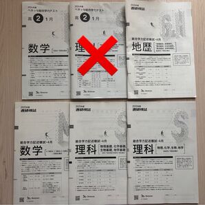 ベネッセ 総合学力テスト 進研模試 数学 理科 地歴