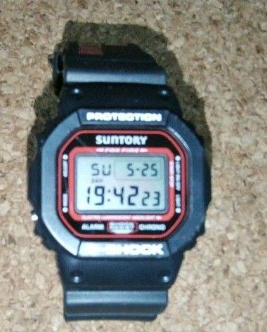 CASIO G-SHOCK サントリー 矢沢永吉さんコラボ 電池新品 腕時計 DW-5600VT