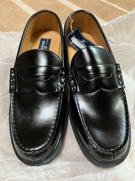 【新品】学生靴 ブラック 27cm EEEE