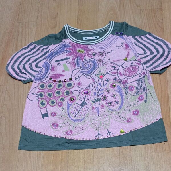 アルベロベロ ピンク T シャツ