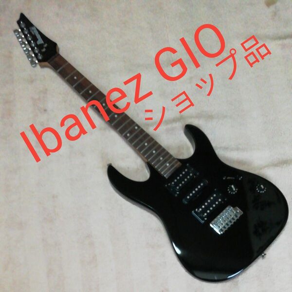 Ibanez GIO エレキギター ブラック HSH stratocaster ストラトタイプ