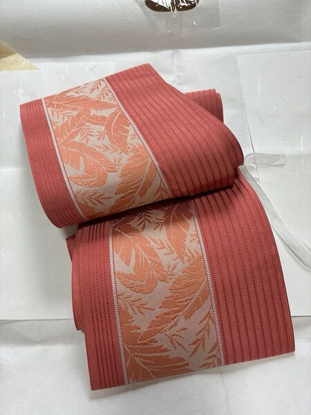 最高級品 二口 紗の半幅帯 本場筑前 博多織 正絹 浴衣用