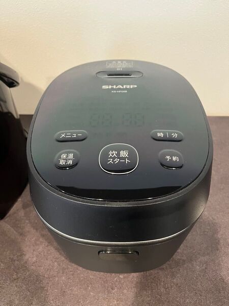 SHARP 炊飯器 ブラック 予約機能付き 説明書あり