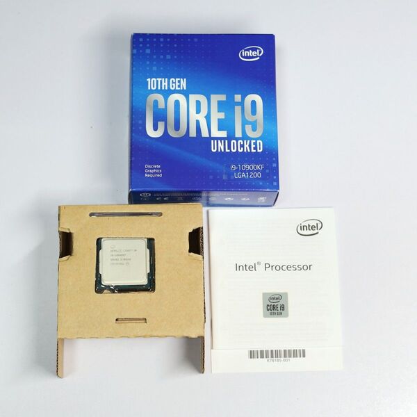 Core i9-10900KF BOX版 内臓グラフィック非搭載 LGA1200 正常動作品