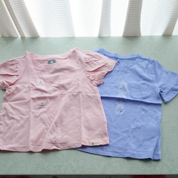GAP 子ども服 半袖 Tシャツ 綿100 2枚セット 100