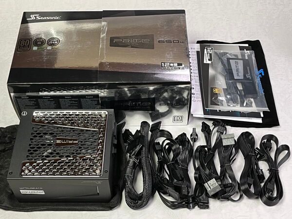 Seasonic PRIME SSR-650TR 80PLUS Titanium認証電源 650W