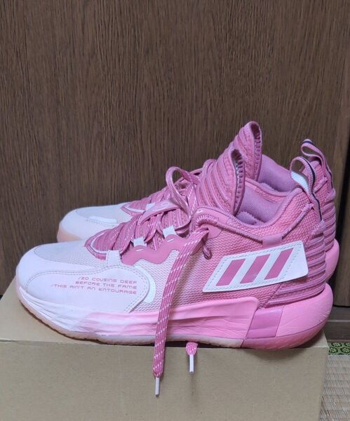 adidas Dame 7 extply ピンク 26cm アディダス