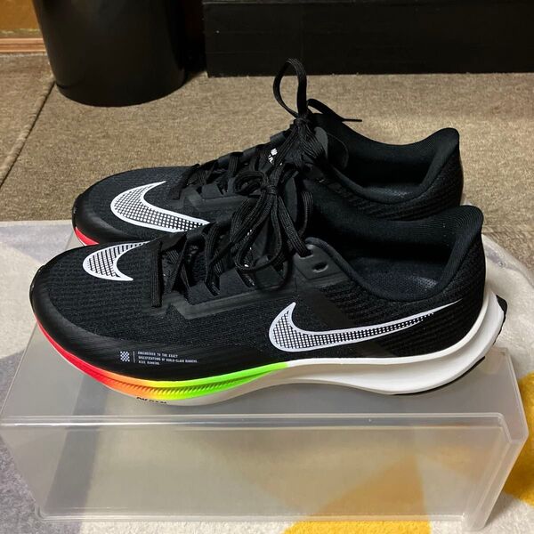 希少新品未使用NIKE ズームライバルフライ28cm ブラック ランニングシューズ