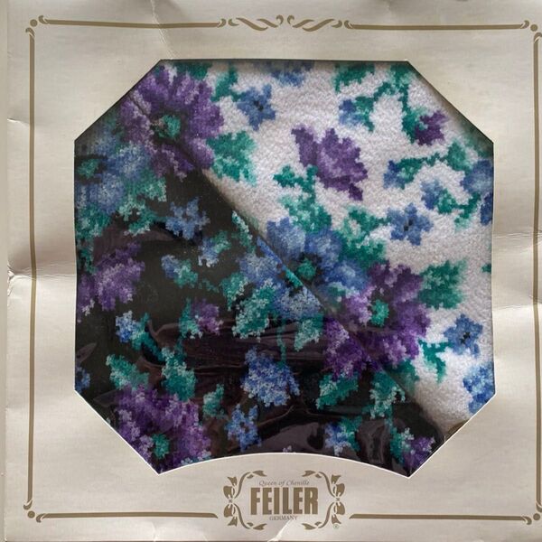 新品 FEILERフェイラー タオルハンカチ 2枚セット 花柄