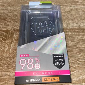 iPhone 12/12 Pro Holo Turtle クリアケース 未使用