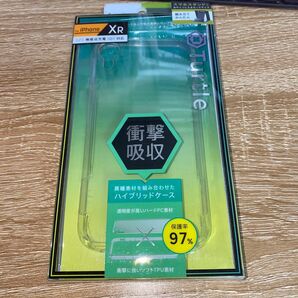 iPhone XR 衝撃吸収 ハイブリッドケース クリア