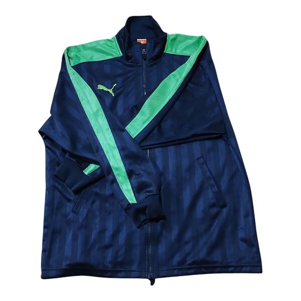 【美品】【希少】【廃盤】プーマ ジャージ S-M グリーン 上着のみ PUMA