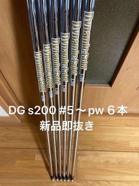 ダイナミックゴールド DG s200 5〜pw6本 美品