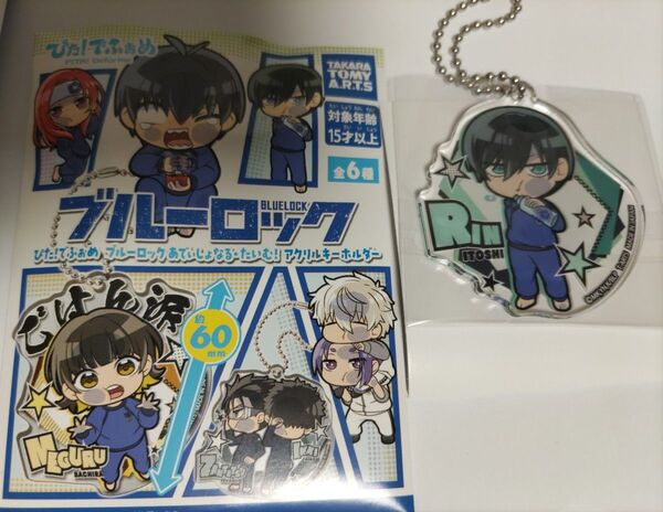 ブルーロック ぴた!でふぉめ アクリルキーホルダー 糸師凛