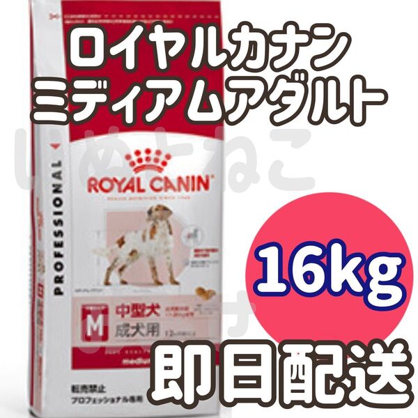 【16kg】ロイヤルカナン ミディアムアダルト ドッグフード