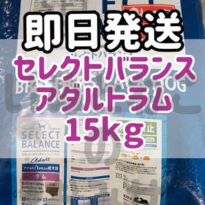 【15kg】セレクトバランス アダルトラム ドッグフード