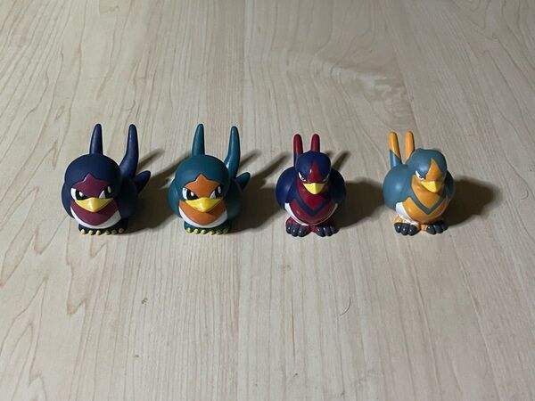 期間限定価格 ポケモン指人形 スバメ、オオスバメ進化色違いセット