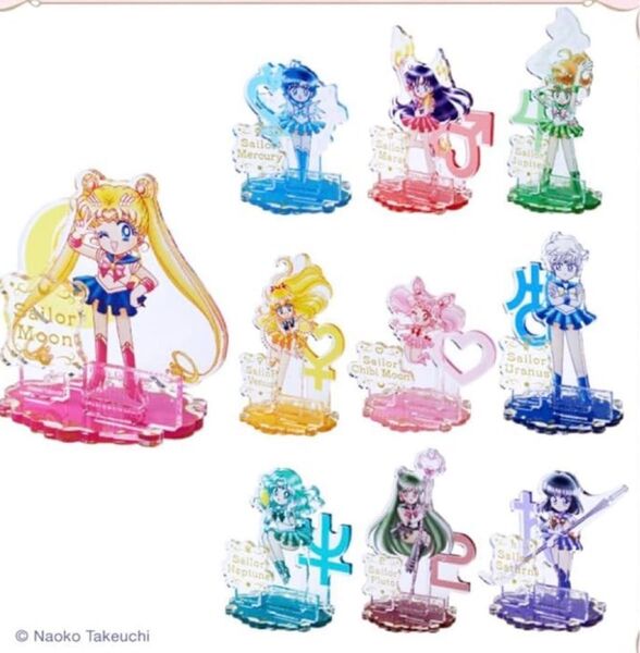 新品未使用セーラームーン ミュージアム アクスタ アクリルフィギュアスタンド10種フルコンプリートセット