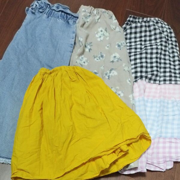 パンツ キュロット ジーパン 130〜150