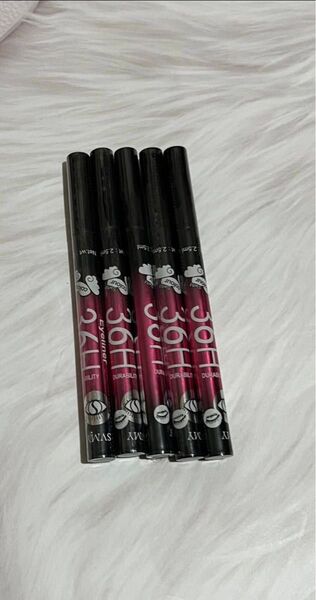 新品未開封 リキッドアイライナー 5本セット 36H 耐久 ブラック ウォータープルーフ