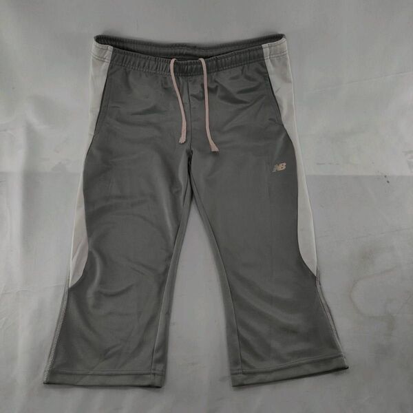 A-22【レア】 new balance ニューバランス ジャージ スウェット ボトムス グレー フィットネス トレーニング