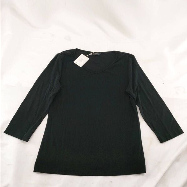 A-25【タグ付き】ingeborg インゲボルグ 長袖シャツ Tシャツ ブラック タグ付き カットソー ヴィンテージ ロンT