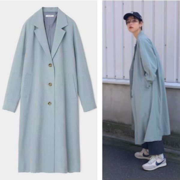 MOUSSY マウジー OVER LONG SPRING JACKET コート オーバーロングスプリングジャケット チェスター