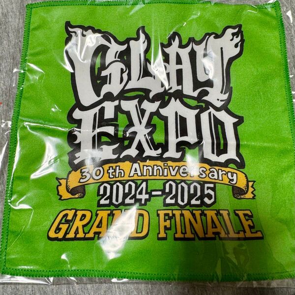 GLAY EXPO 2024-2025 GRAND FINALE EXPO缶限定 グッズ マクロファイバータオル 緑
