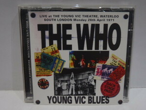 CD THE WHO YOUNG VIC BLUES LONDON 1971 The *f-