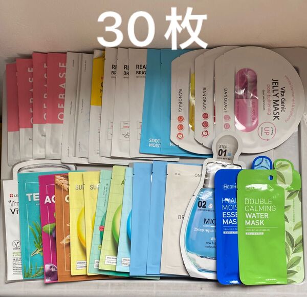 韓国コスメ 韓国スキンケア シートマスク パック まとめ売り 大量 新品