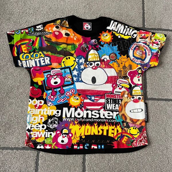 JAM joyfull and monster Tシャツ 120 黒